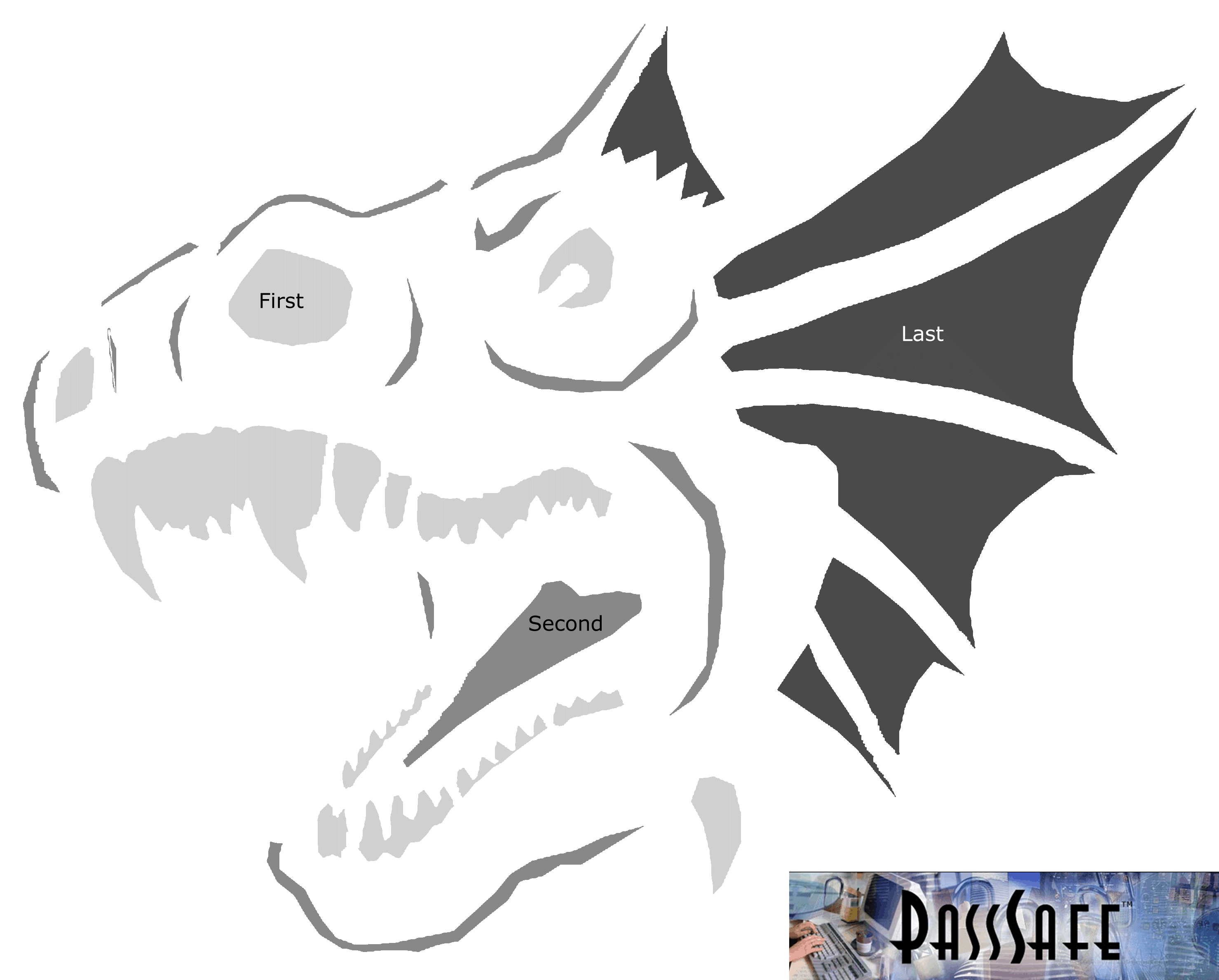 Printable Dragon Pumpkin Stencil